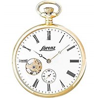 Taschenuhr Lorenz OPEN HEART in Gelb vergoldet stahl 030097BB - 030097BB